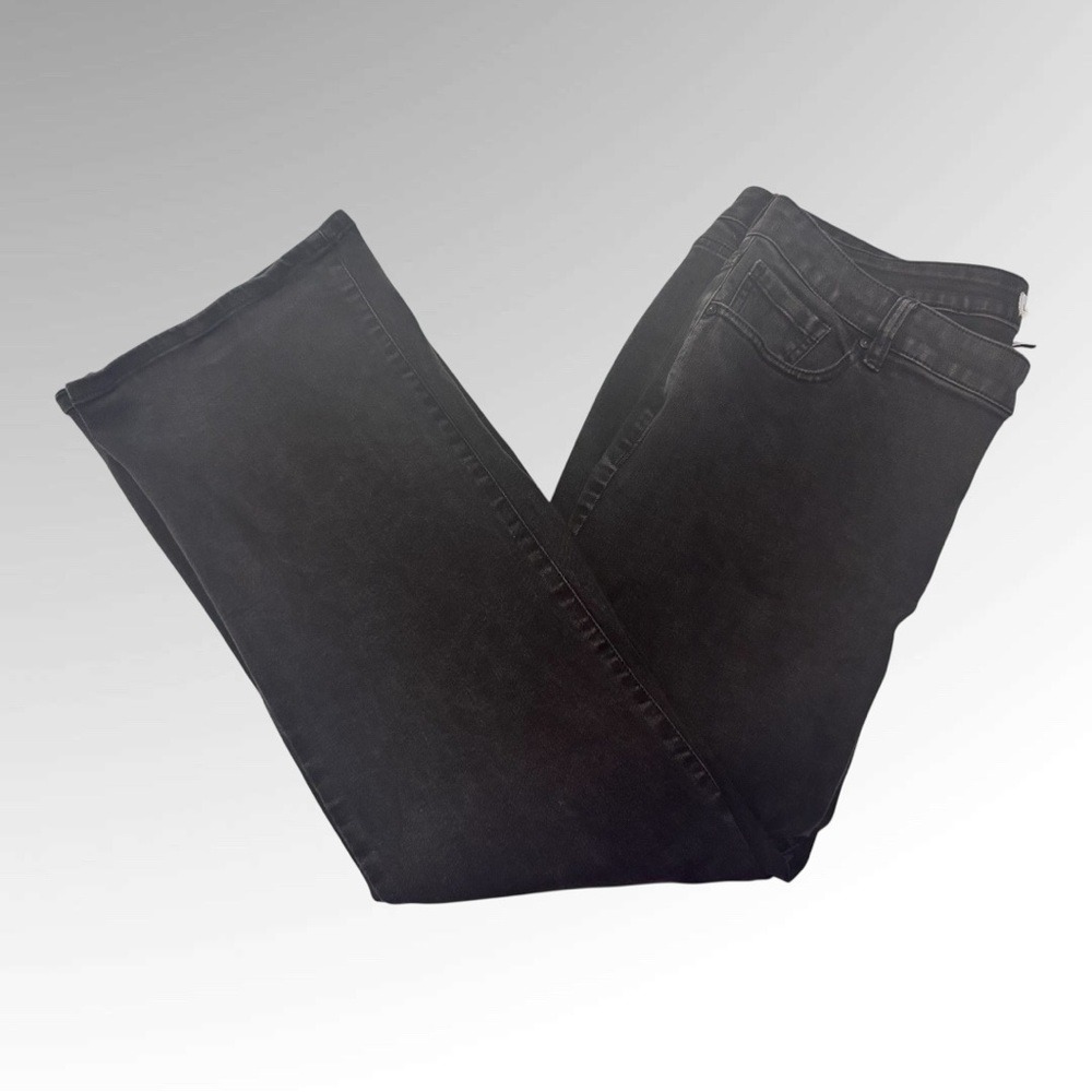 Lane Bryant Black Denim Jeans Size 18 Classic Five Pocket Stretch Pants